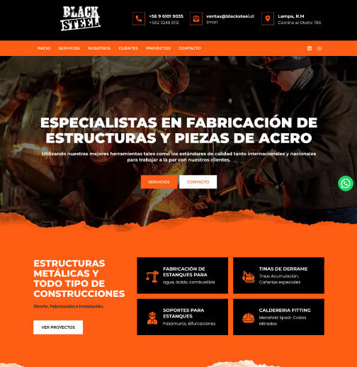 Web Informativa Landing