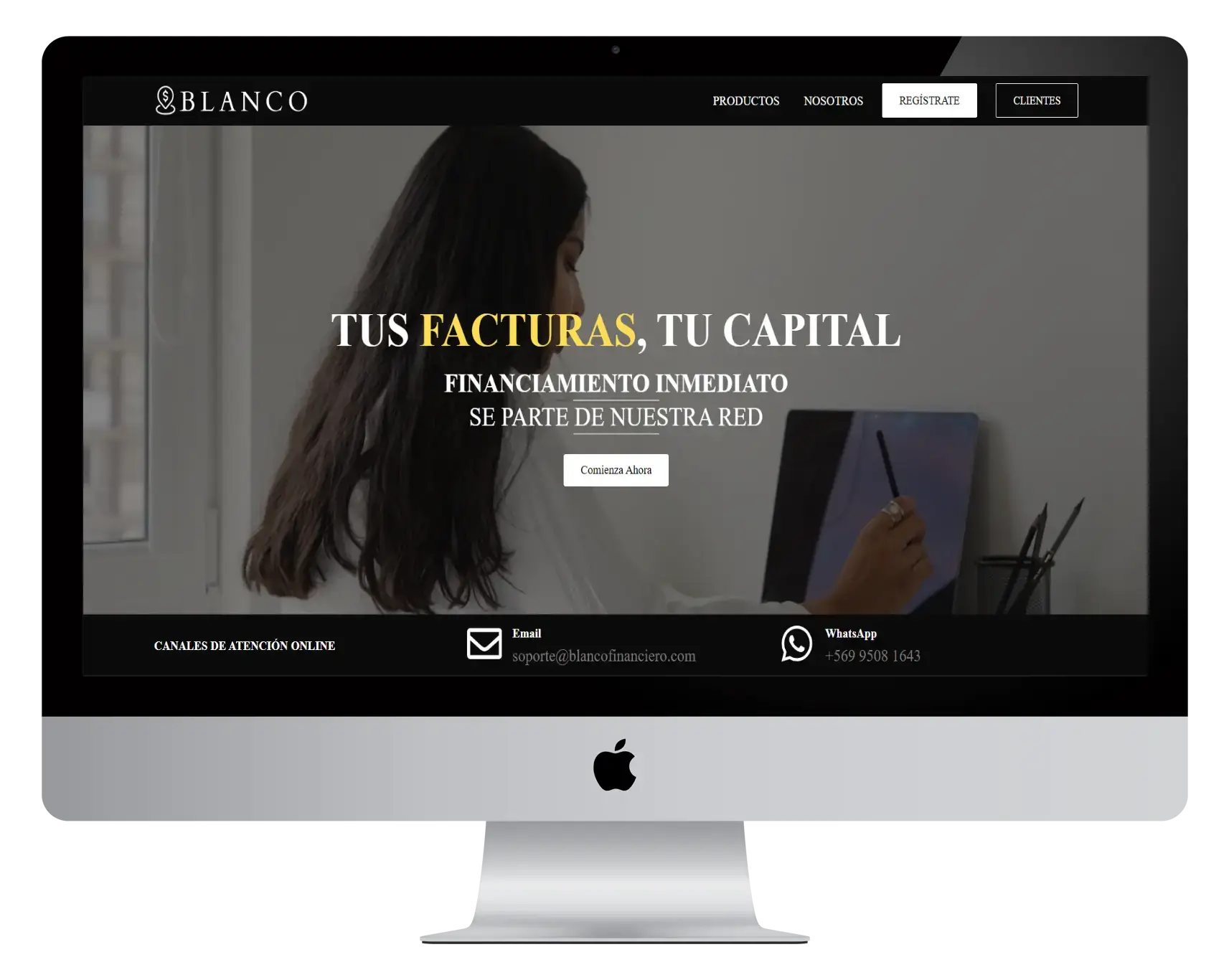 Web Corporativa Blanco Financiero